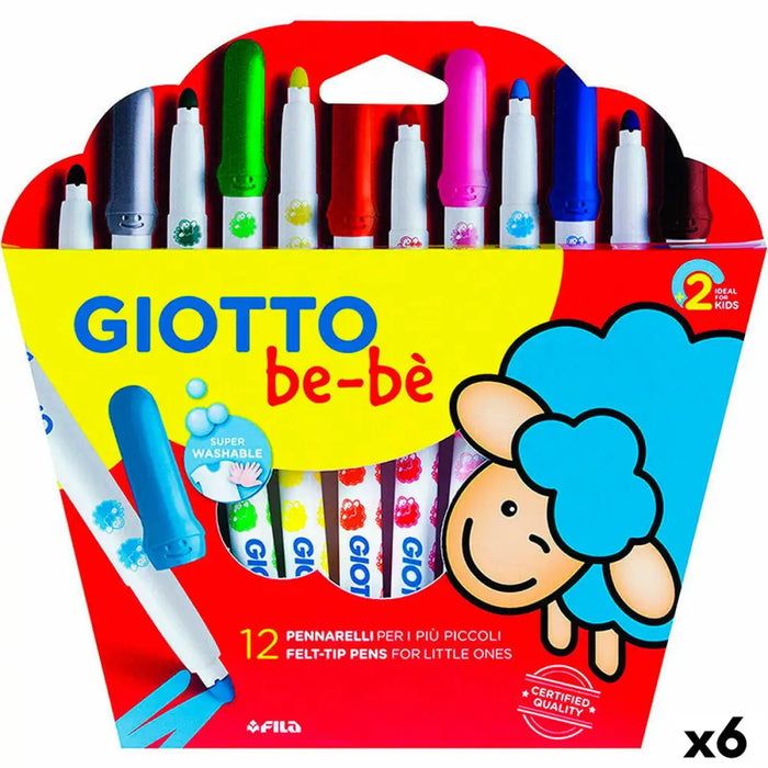 Комплект Химикали с Филц Giotto BE-BÉ Многоцветен (6 броя)