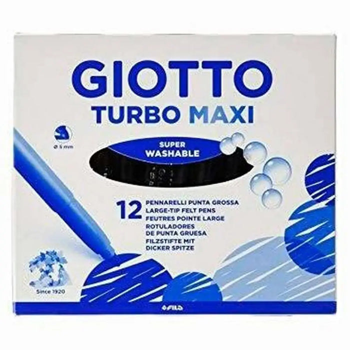 Комплект Химикали с Филц Giotto Turbo Maxi Жълт (5 броя)