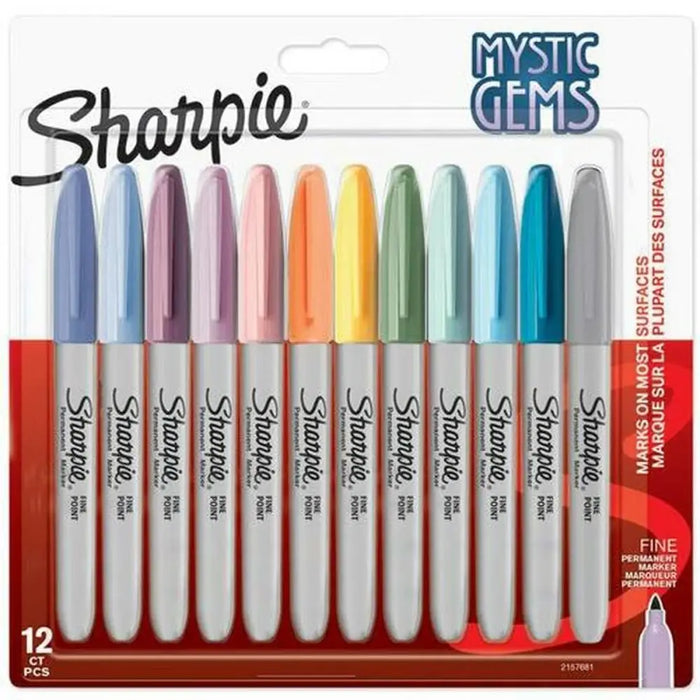 Комплект Химикали с Филц Sharpie Mystic Gems 12 Части Пай