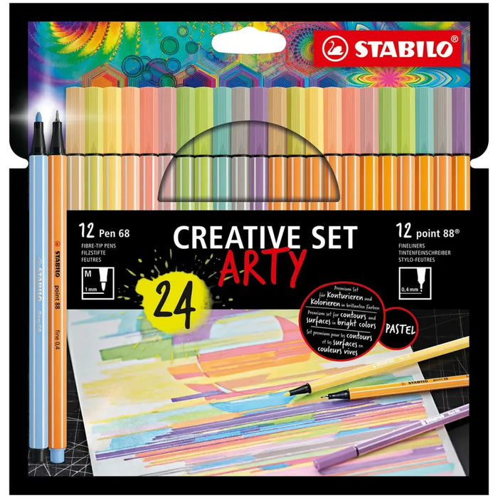Комплект Химикали с Филц Stabilo Point 88 & Pen 68 Creative
