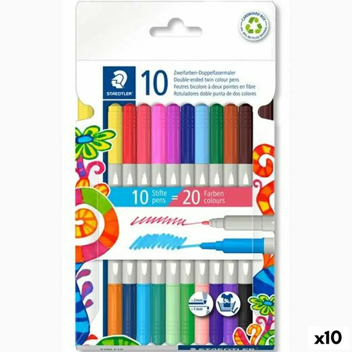 Комплект Химикали с Филц Staedtler Noris 3280 Многоцветен