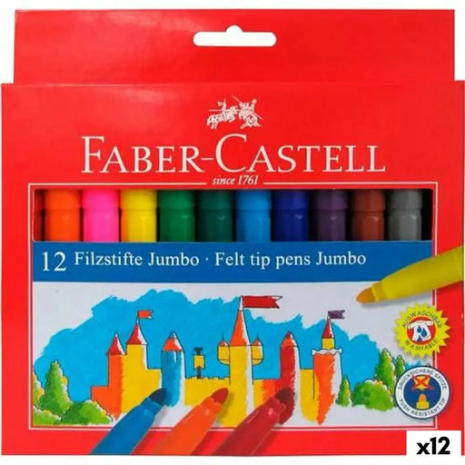 Комплект Химикали с Филц Faber-Castell Jumbo опаковка