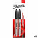 Комплект Химикали с Филц Sharpie Черен 2 Части (12 броя)