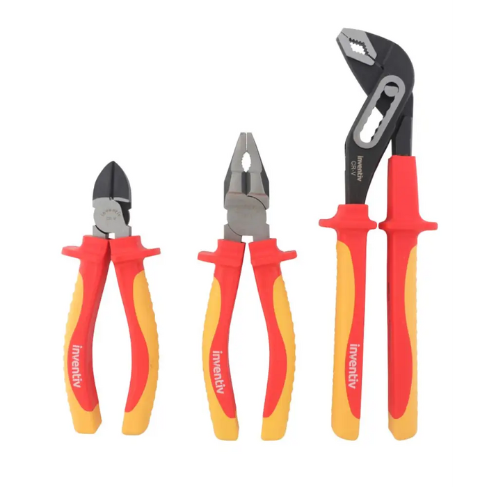 КОМПЛЕКТ КЛЕЩИ 1000V 3БР. INVENTIV