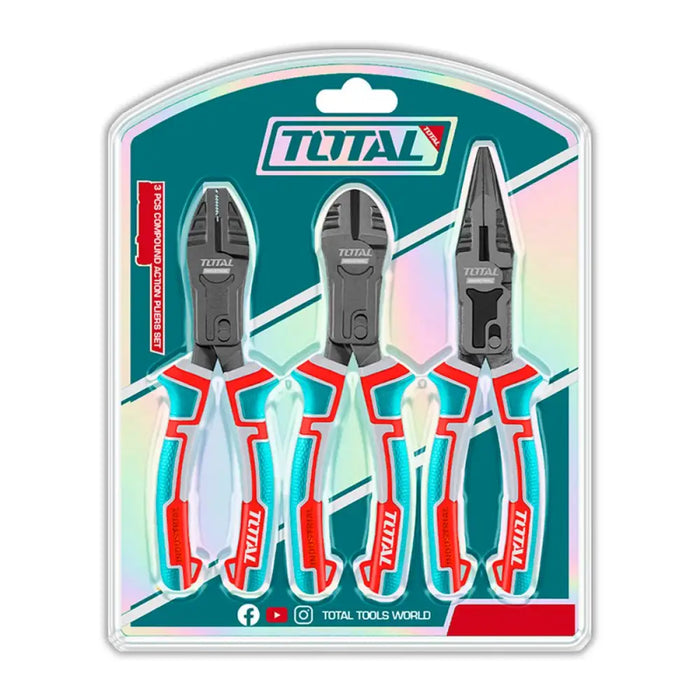 КОМПЛЕКТ КЛЕЩИ 3 ЧАСТИ TOTAL