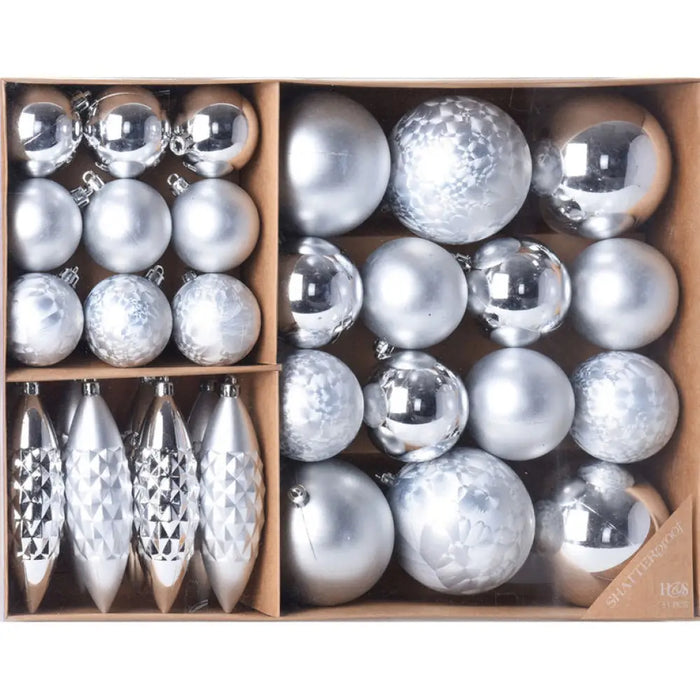 КОМПЛЕКТ КОЛЕДНА ДЕКОРАЦИЯ И ТОПКИ 31БР HOME & STYLING