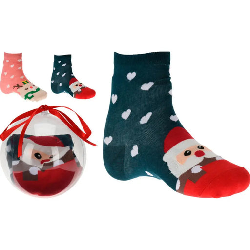 КОМПЛЕКТ КОЛЕДНИ ЧОРАПИ В КОЛЕДНА ТОПКА ANR003110