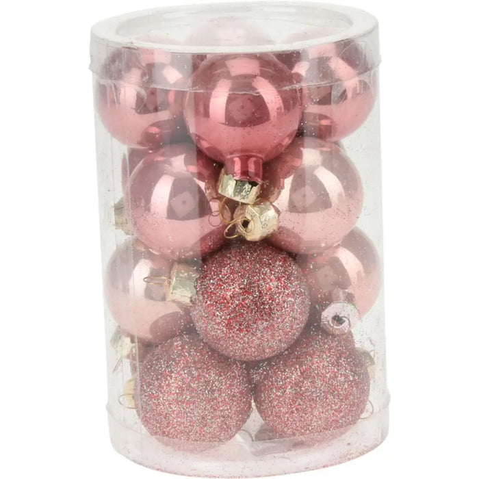 КОМПЛЕКТ КОЛЕДНИ ТОПКИ 16БР 3.5CM HOME & STYLING