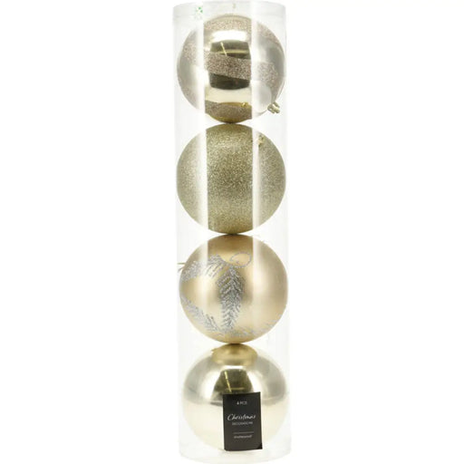 КОМПЛЕКТ КОЛЕДНИ ТОПКИ 4БР 12CM HOME & STYLING