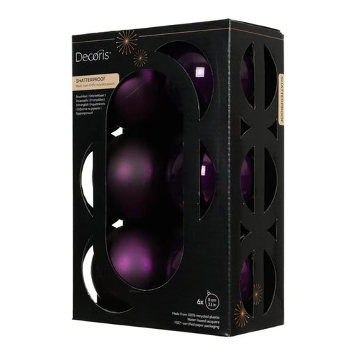 КОМПЛЕКТ КОЛЕДНИ ТОПКИ 8CM 6БР KAEMINGK 024143