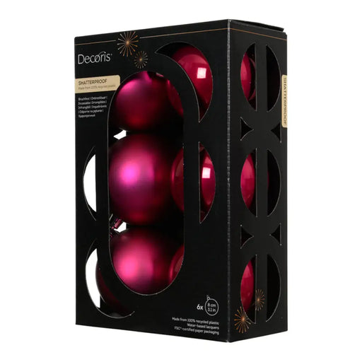 КОМПЛЕКТ КОЛЕДНИ ТОПКИ 8CM 6БР KAEMINGK 024149