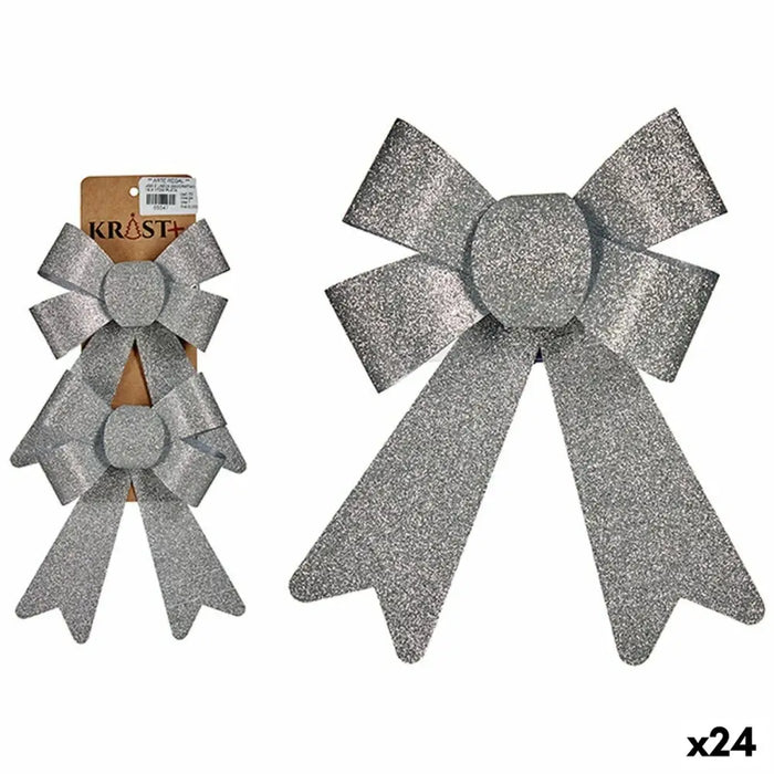 Комплект Коледни Декорации Krist+ 65547 65547 Сребрист PVC