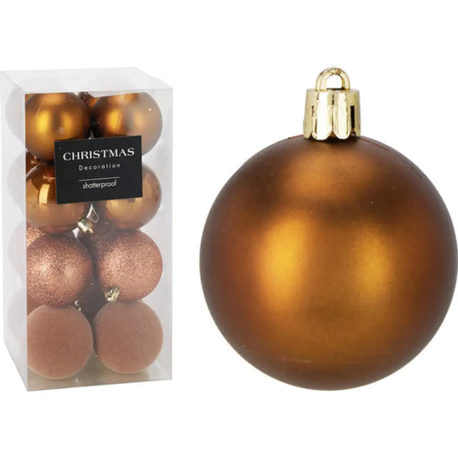 КОМПЛЕКТ КОЛЕДНИ ТОПКИ 6CM 16БР КАФЯВ CAN310120