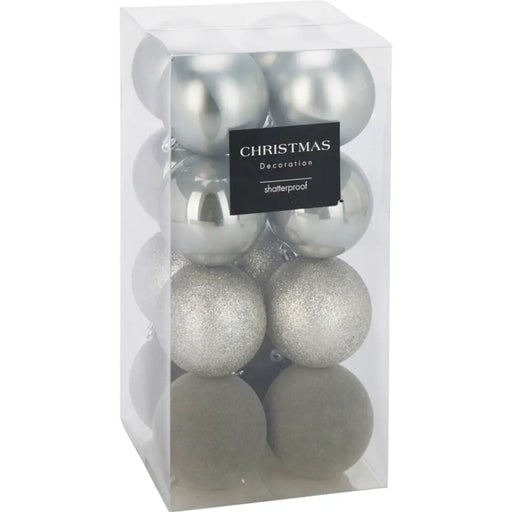 КОМПЛЕКТ КОЛЕДНИ ТОПКИ 8CM 16БР Т.СИВ CAN310270