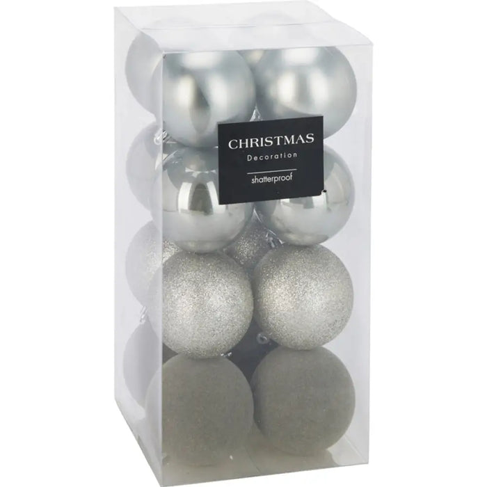 КОМПЛЕКТ КОЛЕДНИ ТОПКИ 8CM 16БР Т.СИВ CAN310270