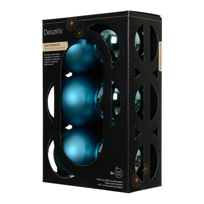 КОМПЛЕКТ КОЛЕДНИ ТОПКИ 8CM 6БР KAEMINGK 024145