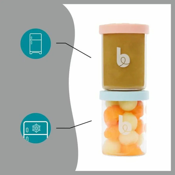 Комплект Контейнери за Бебешка Храна Badabulle