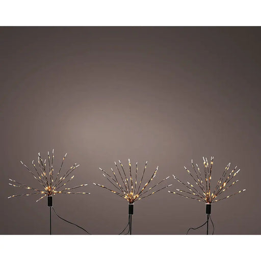 Комплект LED градински Колове Lumineo Фойерверки Коледа