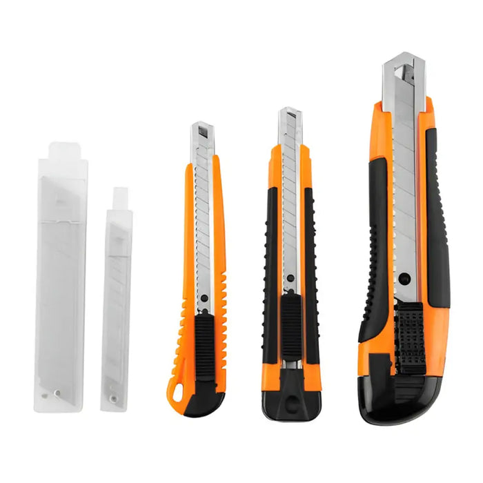 КОМПЛЕКТ МАКЕТНИ НОЖОВЕ И ОСТРИЕТА 18 ММ И 9 ММ NEO