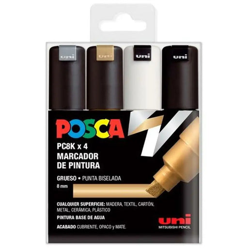 Комплект Маркери POSCA PC-5M GSWB Многоцветен