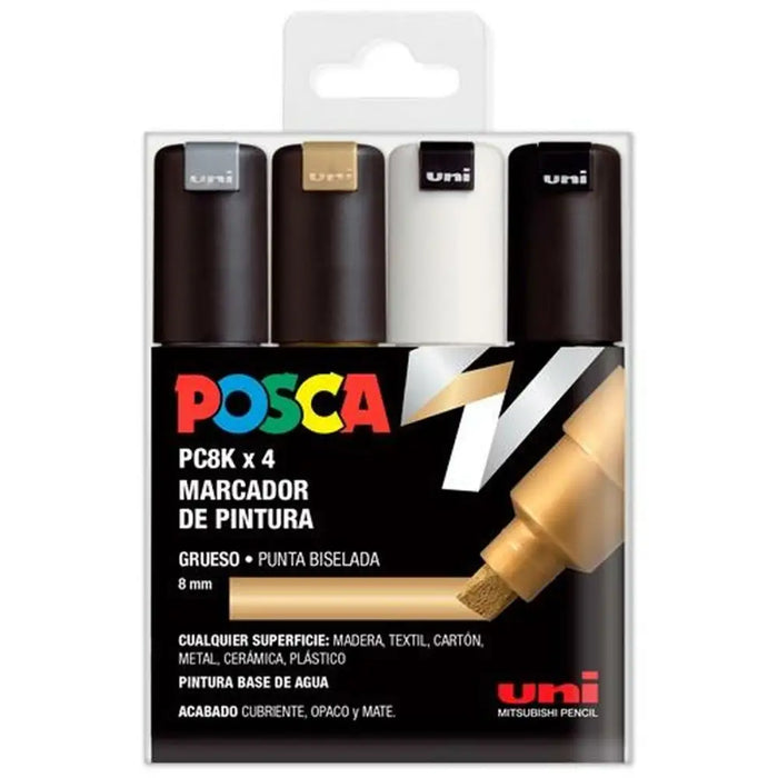 Комплект Маркери POSCA PC-5M GSWB Многоцветен
