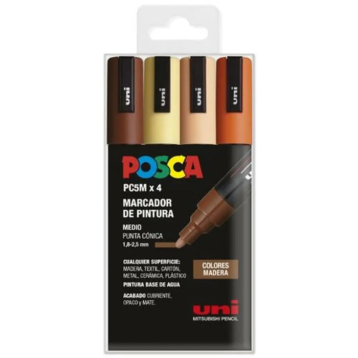 Комплект Маркери POSCA PC-5M Многоцветен
