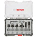 Комплект многофункционални фрези BOSCH 6 mm 6 Части