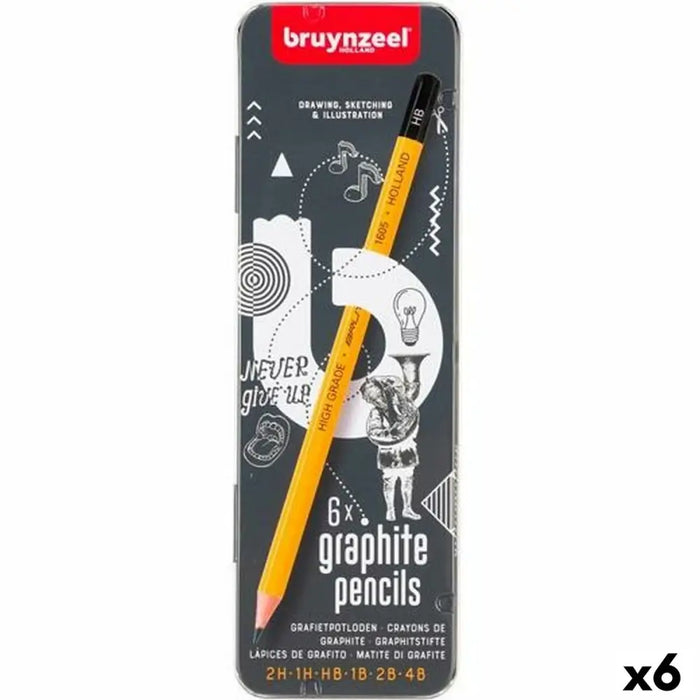 Комплект Молив Talens Bruynzeel Burotek 6 Части (6 броя)