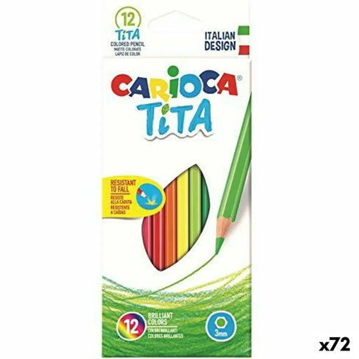 Комплект Молив Carioca Tita 12 Части Многоцветен (72 броя)