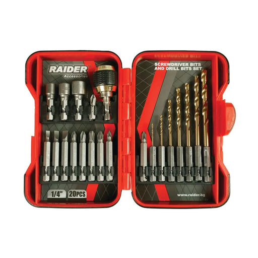 КОМПЛЕКТ НАКРАЙНИЦИ И СВРЕДЛА 20БРRAIDER