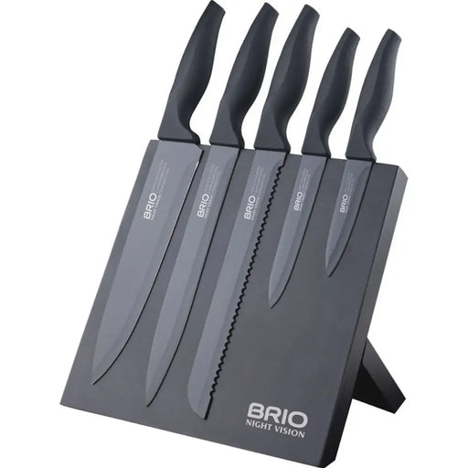 КОМПЛЕКТ НОЖОВЕ С МАГНИТНА СТОЙКА BRIO NIGHT VISION