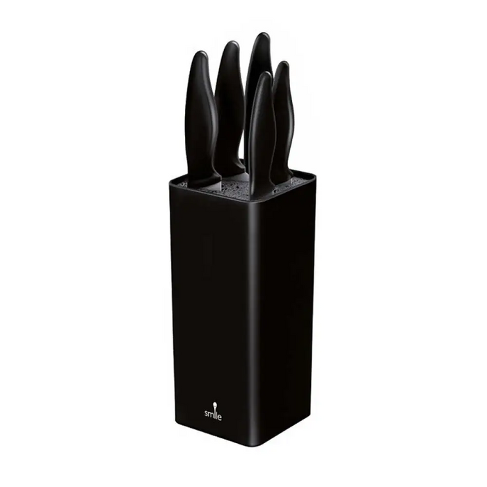 Комплект ножове Smile SNS-6 от 6 части черен
