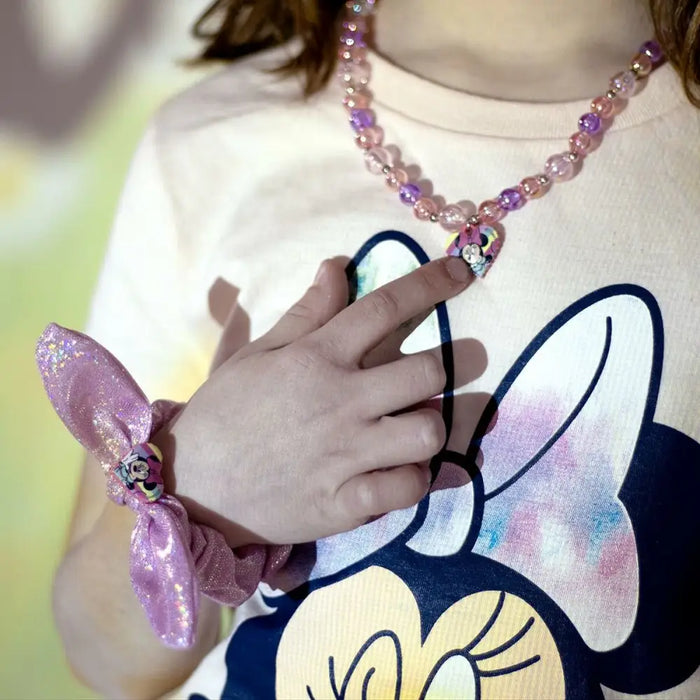 Комплект Огърлица и Гривни Minnie Mouse Розов 2 Части