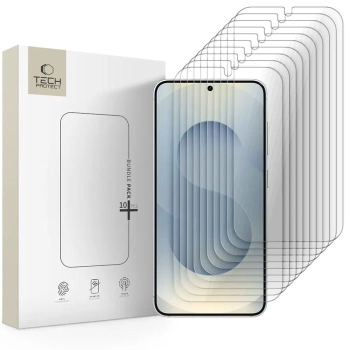 Комплект от 10 закалени стъкла CLEAR Tech-Protect