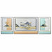 Комплект от 3 снимки DKD Home Decor Алуминий Дървен MDF 200