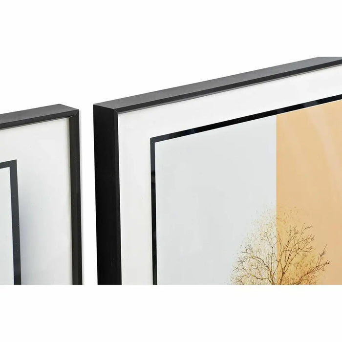 Комплект от 3 снимки DKD Home Decor Алуминий Дървен MDF 200