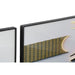 Комплект от 3 снимки DKD Home Decor Алуминий Дървен MDF 240