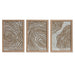 Комплект от 3 снимки Home ESPRIT хартия Кристал 20 x 2 x 30