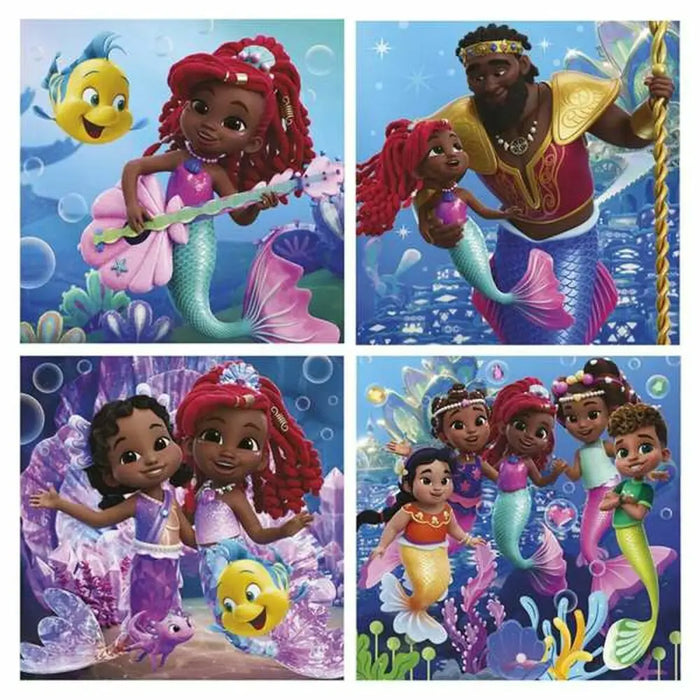 Комплект от 4 Пъзела Educa Ariel