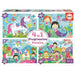 Комплект от 4 Пъзела Educa 18905 Фантазия