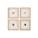 Комплект от 4 снимки Home ESPRIT хартия Кристал 22 x 2 x 22
