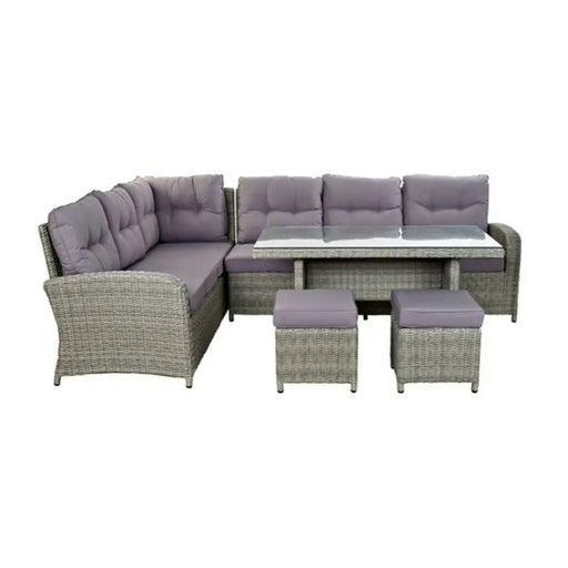 Комплект от диван и маса DKD Home Decor Навън 267 x 204 x