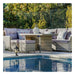 Комплект от диван и маса DKD Home Decor Навън 267 x 204 x
