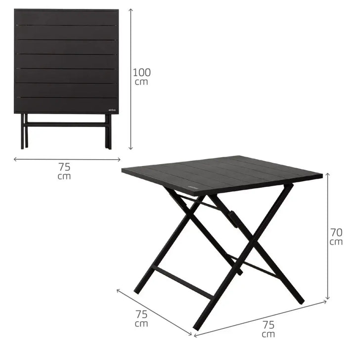 Комплект от маса с 2 стола Aktive 75 x 70 x 75 cm (3 Части)