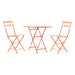 Комплект от маса с 2 стола DKD Home Decor MB-177412 Корал