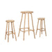 Комплект от маса с 2 стола Home ESPRIT Бамбук 50 x 50 x 105