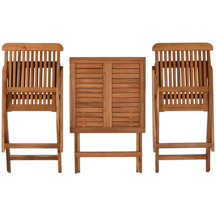 Комплект от маса с 2 стола Home ESPRIT Кафяв 60 x 60 x 74 cm