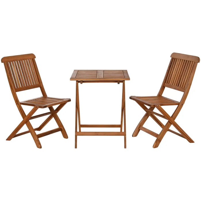 Комплект от маса с 2 стола Home ESPRIT Кафяв 60 x 60 x 74 cm