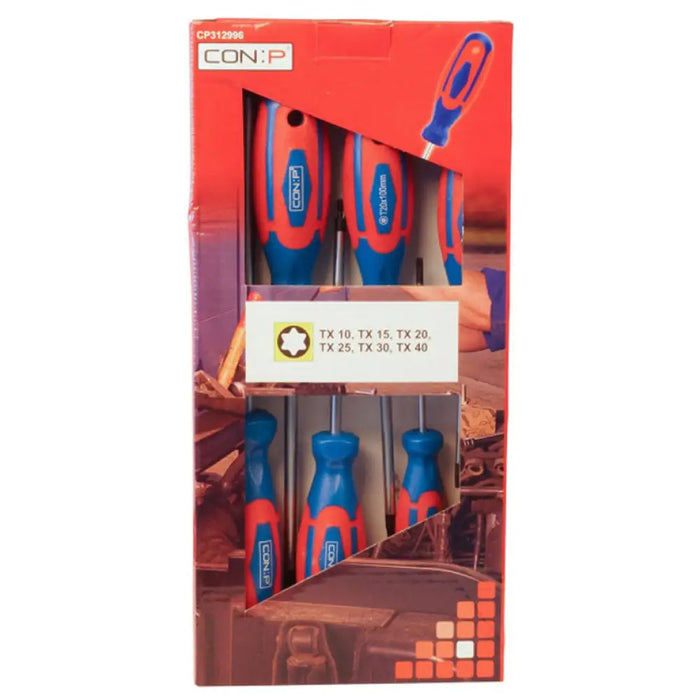 КОМПЛЕКТ ОТВЕРТКИ 6 БРОЯ CON:P