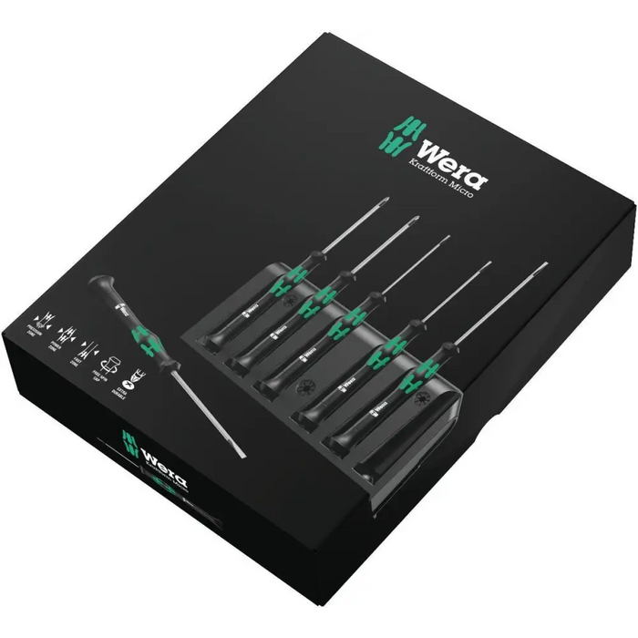 КОМПЛЕКТ ОТВЕРТКИ МАЛКИ 6Ч.WERA MICRO